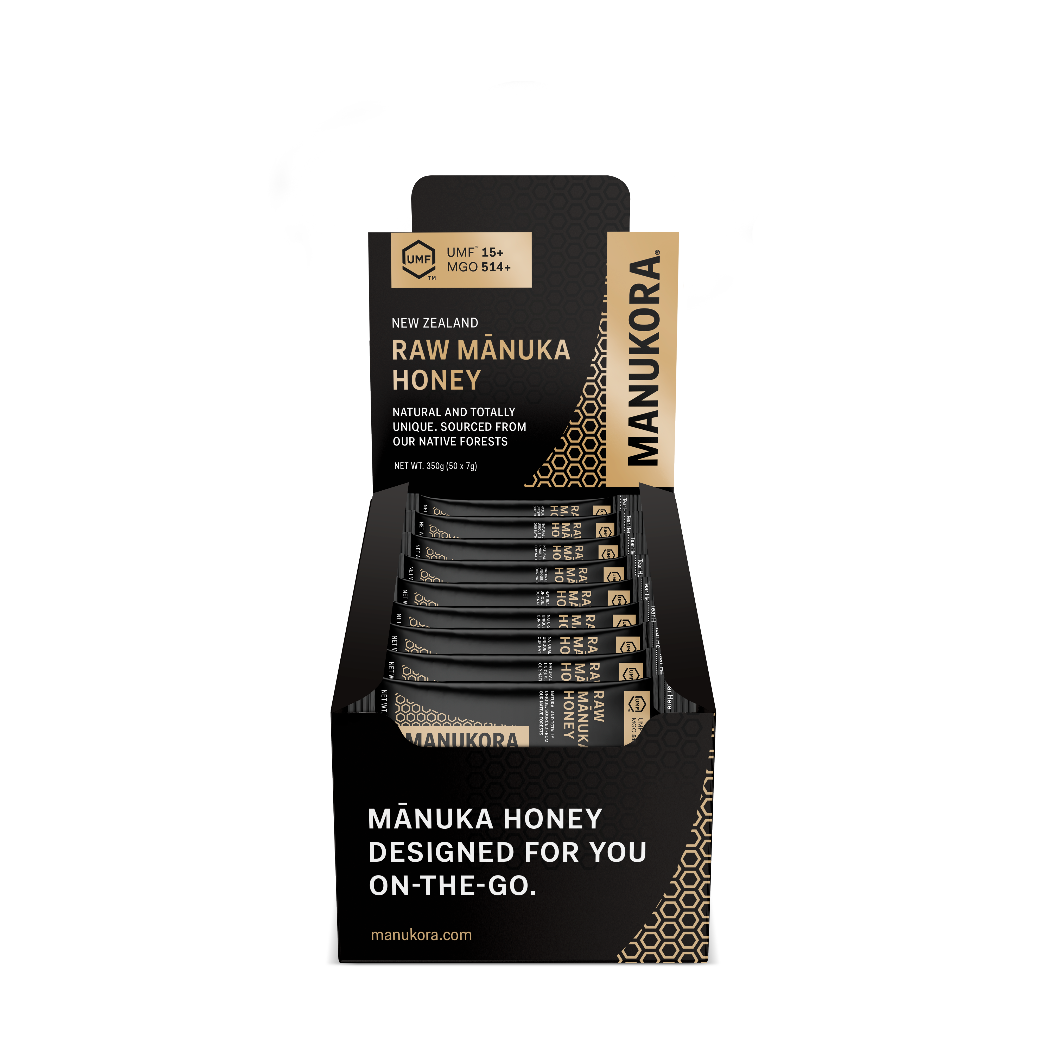 UMF™ 15+ Mānuka Honey (MGO 514+) Stick Packets